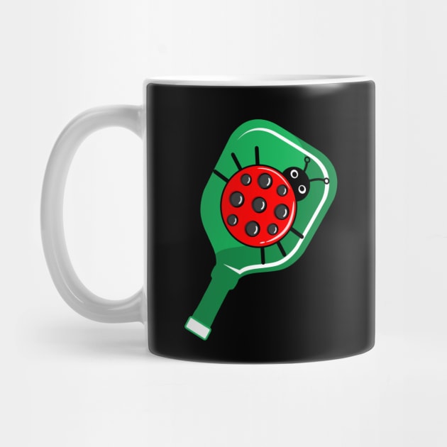 Sweet Pickleball ladybird by FK-UK